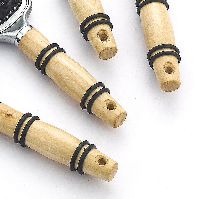 Custom Hairdresser Log Styling Brush Hair Dryer Brush Plastic Massage Brush
