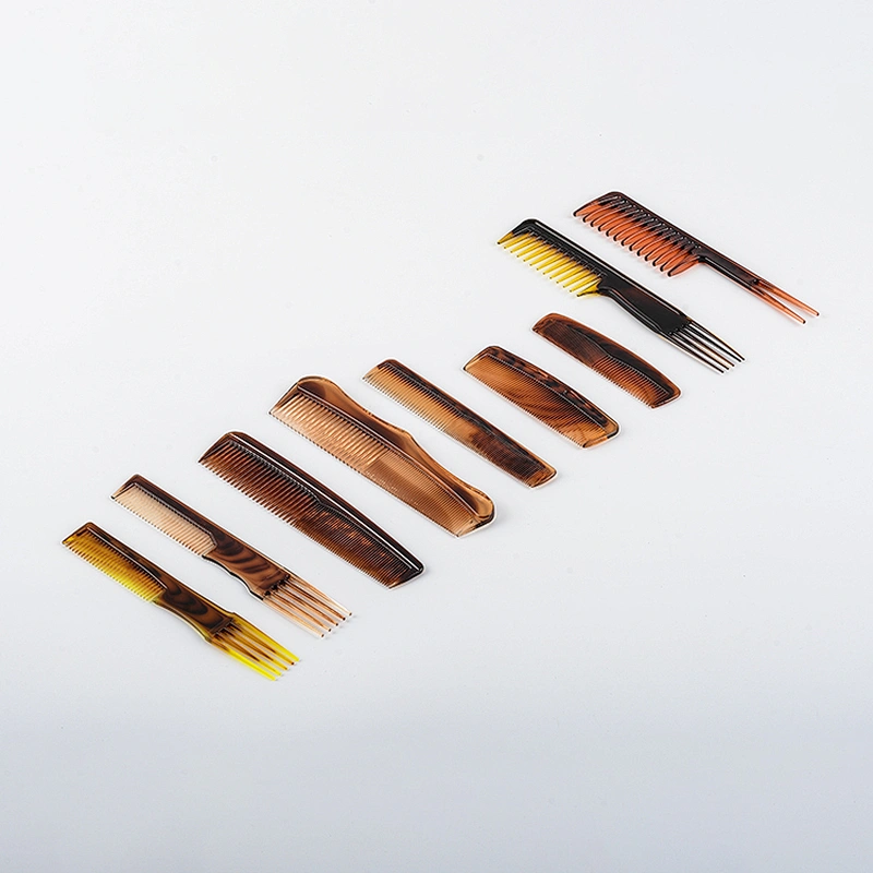 Hot sale 5 tooth carbon fiber hair teasing comb