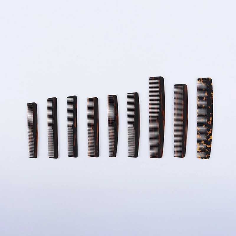hair beauty acetate plastic comb wholesale acetate comb detangling hair comb customize color available