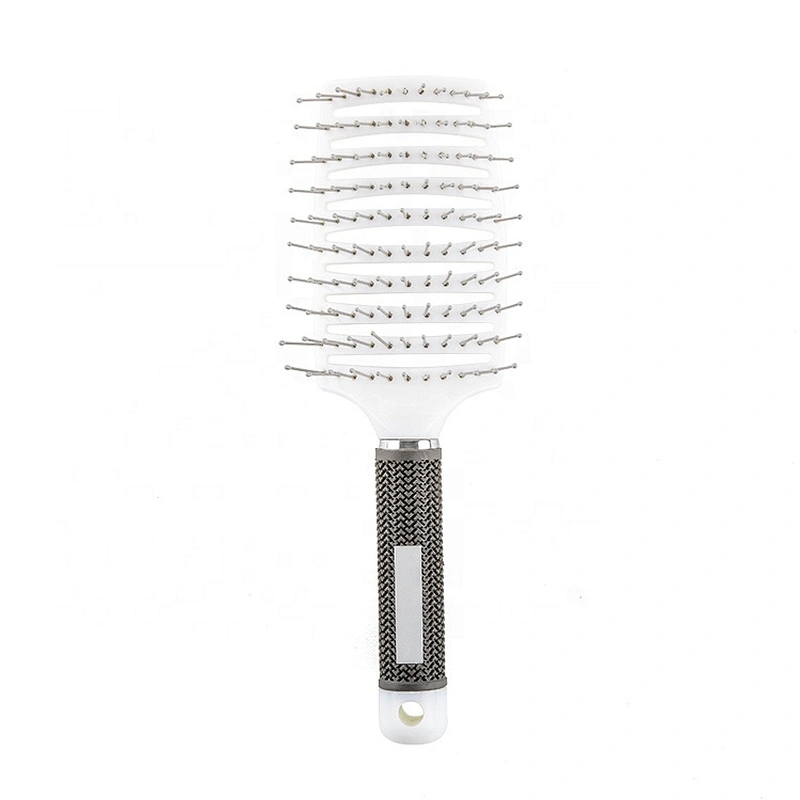 Natural wild boar bristle brush dryer vent cleaning brush curved vented brush suitable for hair dryer wet