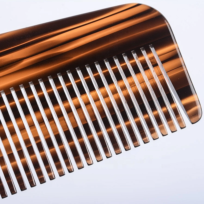 hot selling salon comb man acetate hair comb beauty equipment comb with logo print
