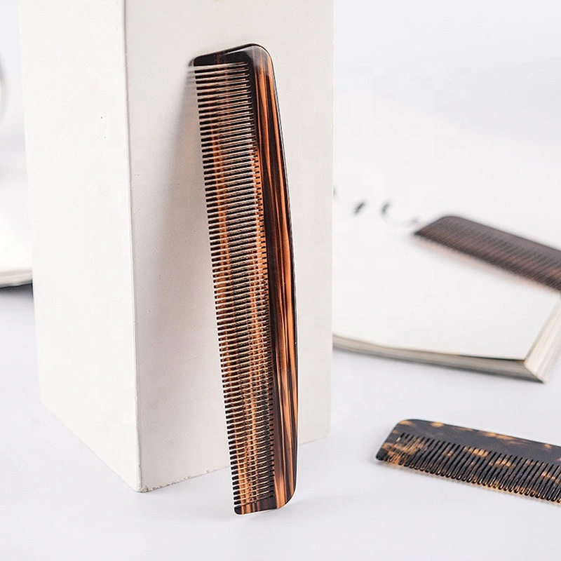 hot selling salon comb man acetate hair comb beauty equipment comb with logo print