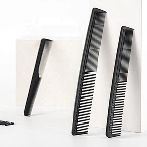 anti frizz carbon comb hair professional custom carbon wide tooth comb