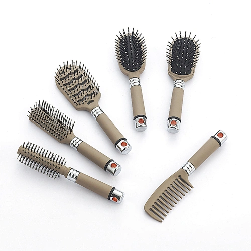 Factory Customized Mini Plastic Massage Brush Small Ventilation Brush Straight Hair Comb