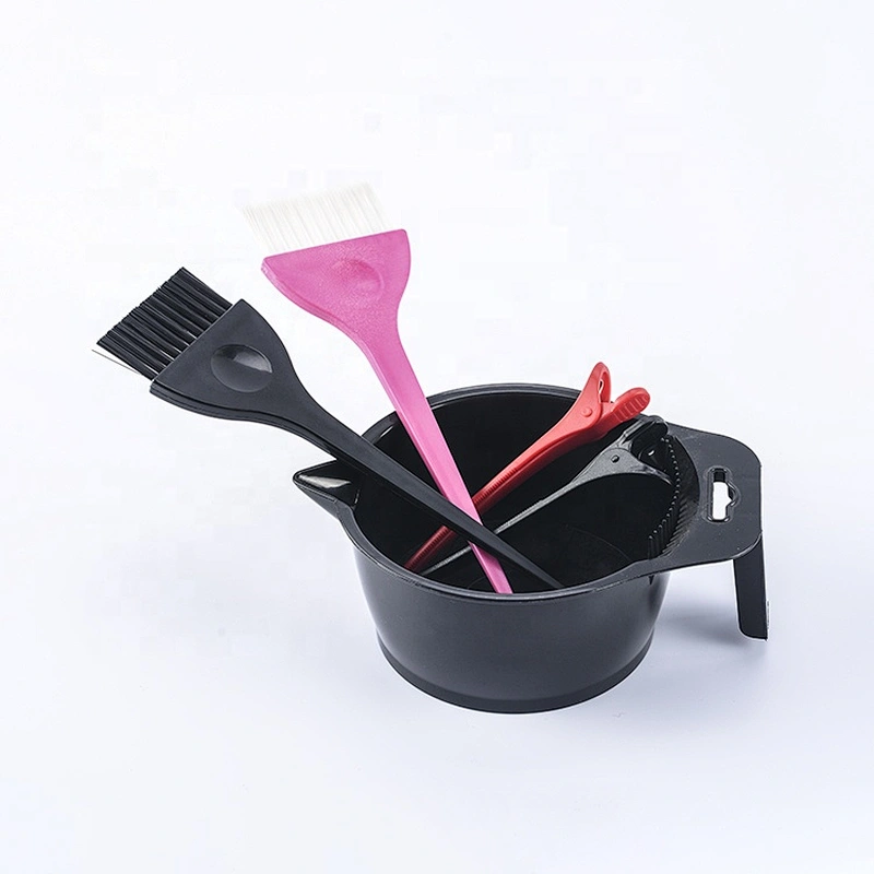 plastic hair dye applicator brush goody hair coloring brush set silicone hair dye brush with handle