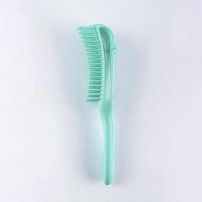 Custom special shape eight moving arms head curve vent fast drying detangling hair brush wet hair brush shampoo brush