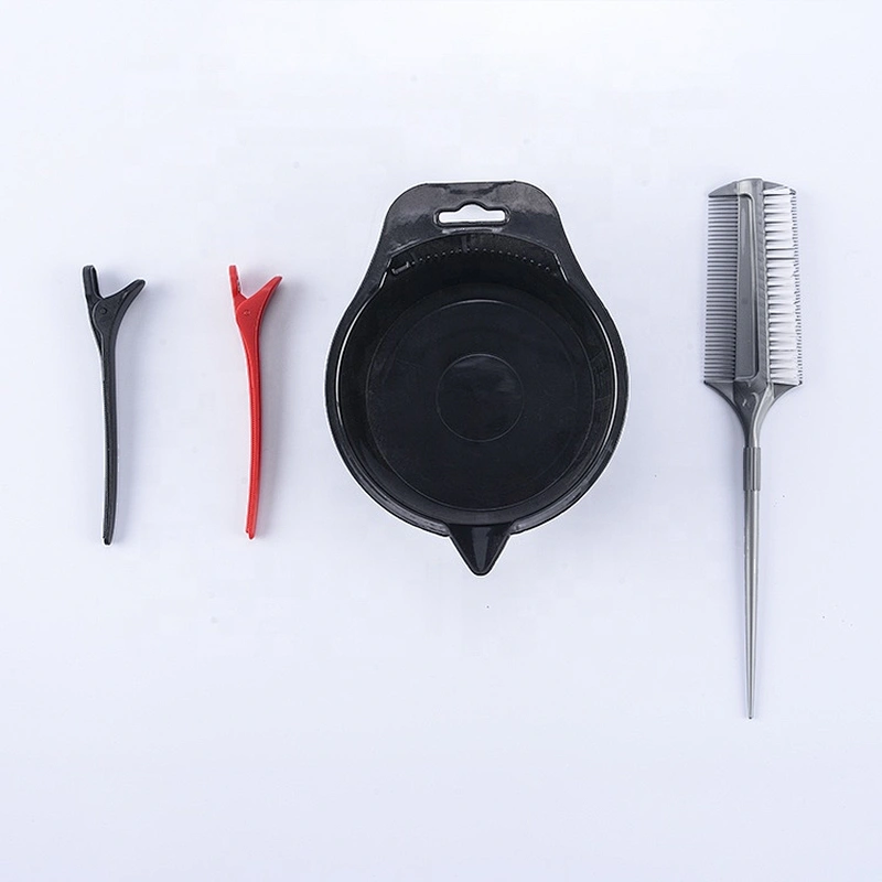 silicone hair color brush hair color dye bowl comb brushes tool kit hair color brush and comb for salon