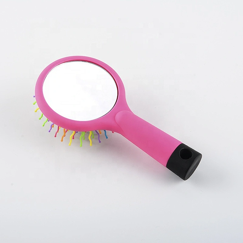 children paint brush hair brush for kids with mirror detangle kids cosmetics brush comb