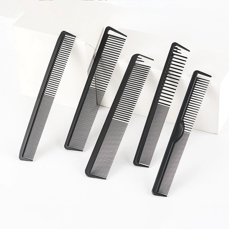 carbon comb antistatic for salon barber comb carbon fiber black pins