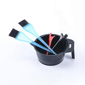 salon hairdresser dye hair brush hair dye brush and bowl set beauty care globe hair brush comb