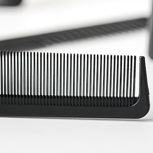 carbon comb antistatic for salon barber comb carbon fiber black pins