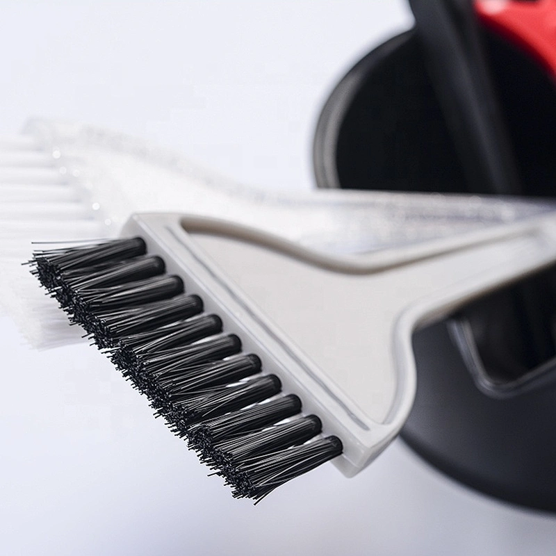 salon recycled plastic hair coloring brush whip mixing bowls hair dye brush customize color tinting bowl and brush