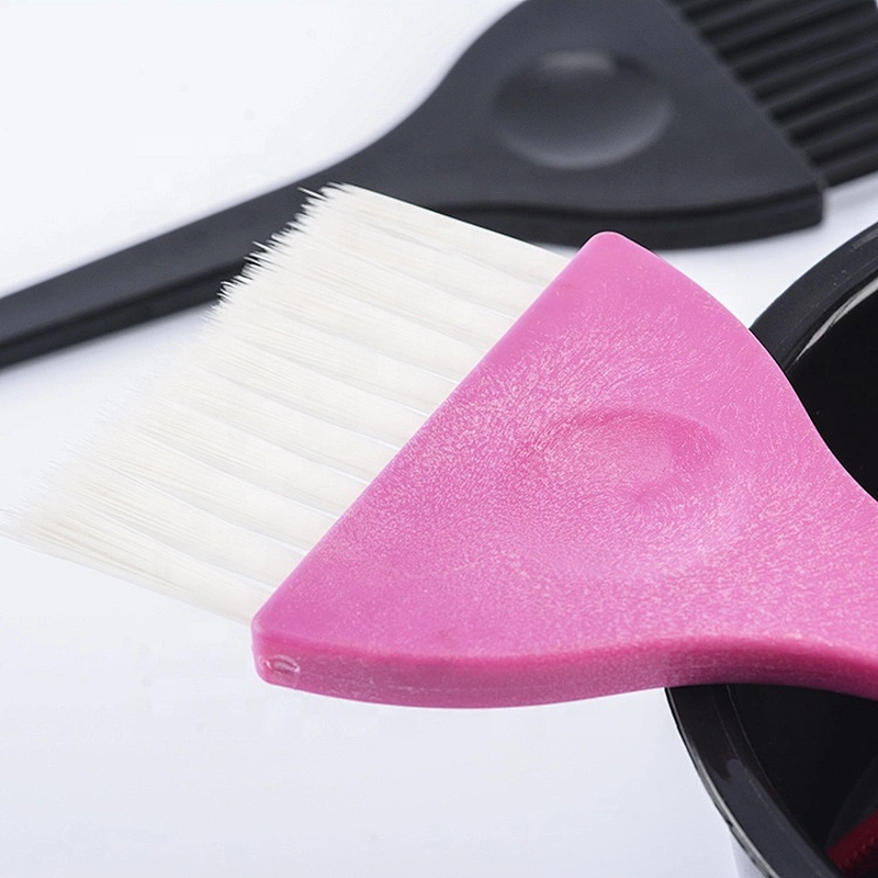 plastic hair dye applicator brush goody hair coloring brush set silicone hair dye brush with handle