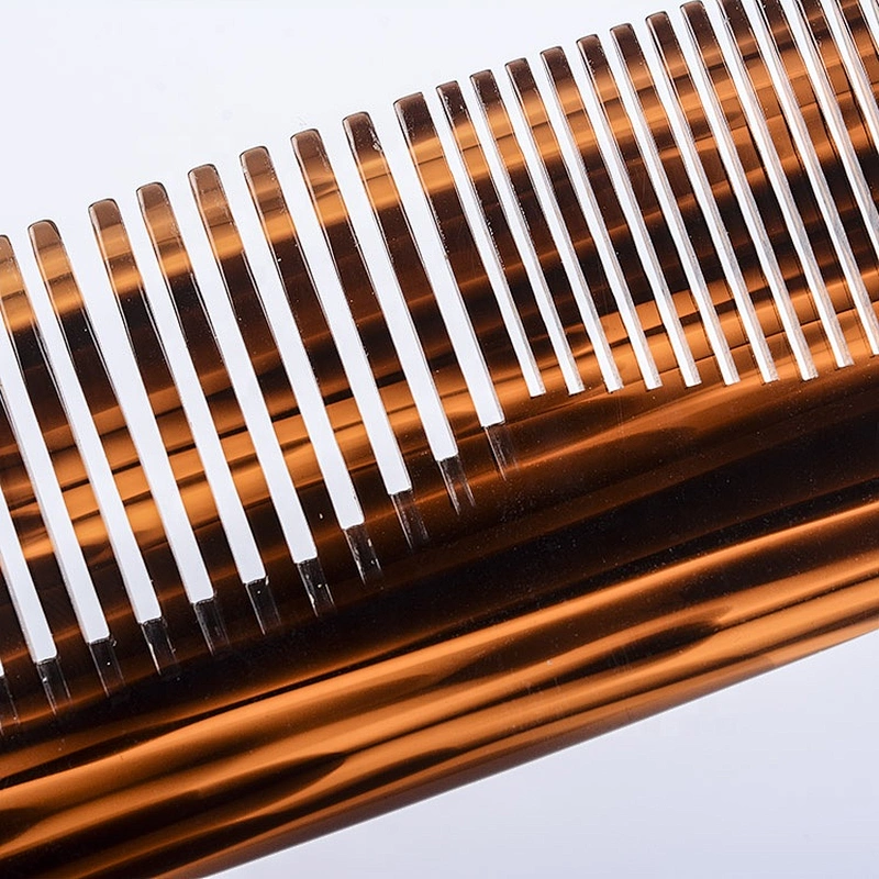 hot selling salon comb man acetate hair comb beauty equipment comb with logo print