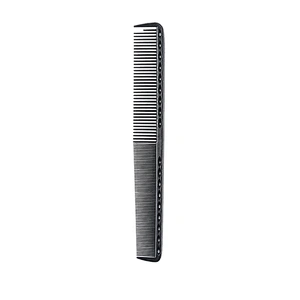 carbon fiber white cut comb hair cutting comb black carbon fiber hair comb for salon barber use