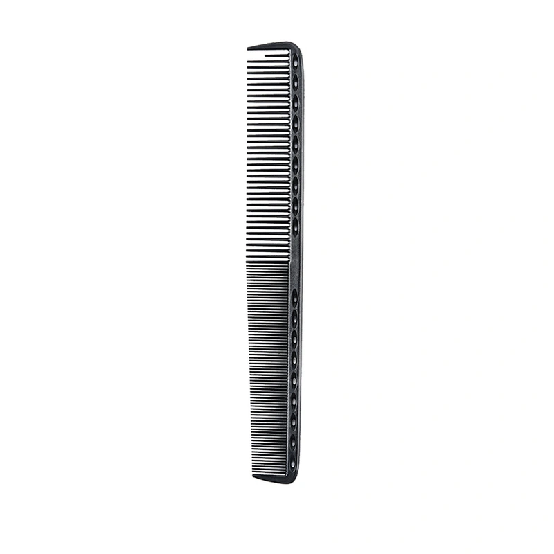 carbon fiber white cut comb hair cutting comb black carbon fiber hair comb for salon barber use
