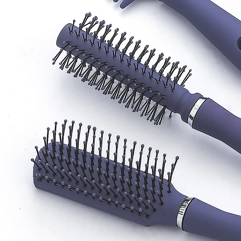 Wholesale small plastic massage brush hair dryer hair brush custom miniature hairdresser styling brush