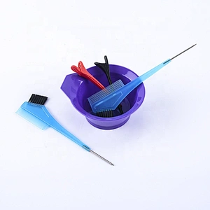 bulk oem custom hair brush dye for salon hair color brush and bowl hair dressing dye colouring brushes