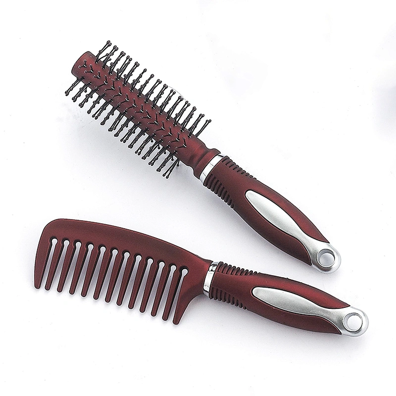 Wholesale Mini Hair Dryer Hair Brush Hairdresser Styling Brush Small Plastic Massage Brush