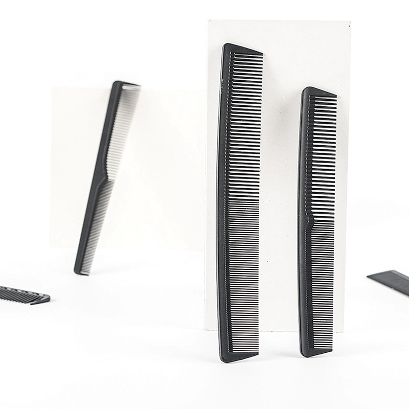 carbon fiber white cut comb hair cutting comb black carbon fiber hair comb for salon barber use