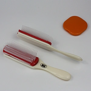 Cushion hair styling hair brush red natural pad white denman hair brush
