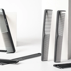 carbon comb antistatic for salon barber comb carbon fiber black pins