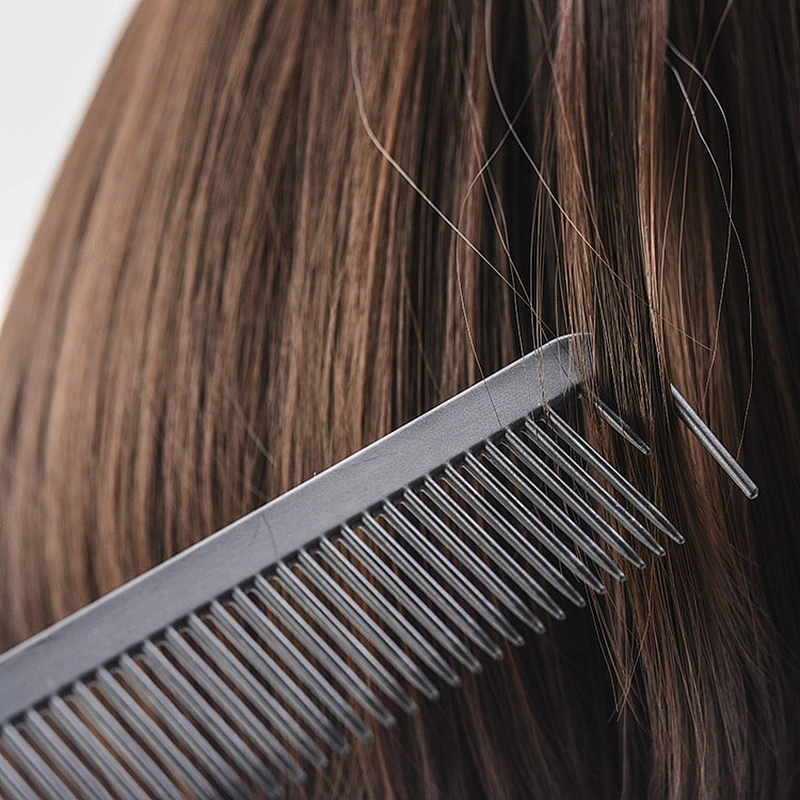 heat resistant carbon fiber brush comb for hair carbon wide tooth comb