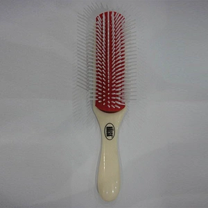 Cushion hair styling hair brush red natural pad white denman hair brush