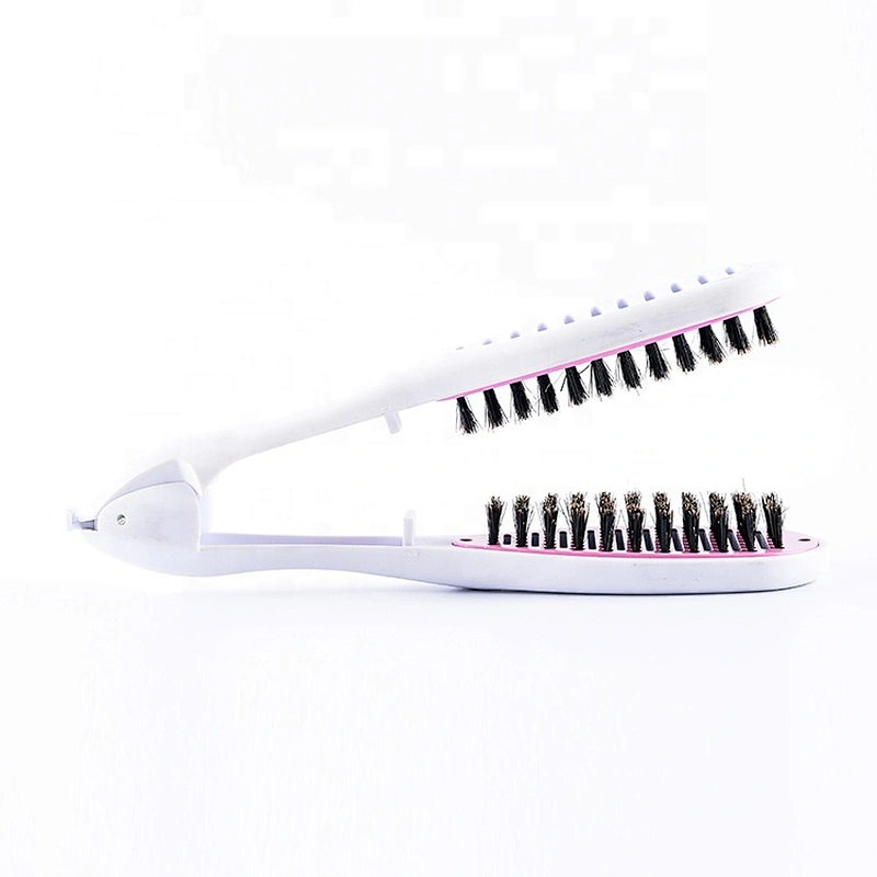 New boar bristle various type plastic cordless hot hair brush