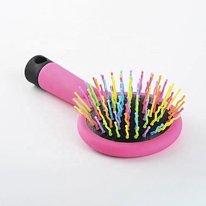 children paint brush hair brush for kids with mirror detangle kids cosmetics brush comb