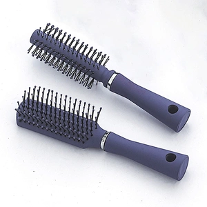 Wholesale small plastic massage brush hair dryer hair brush custom miniature hairdresser styling brush