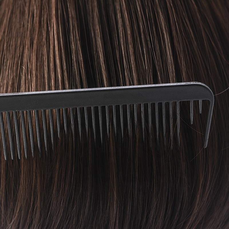 heat resistant carbon fiber brush comb for hair carbon wide tooth comb