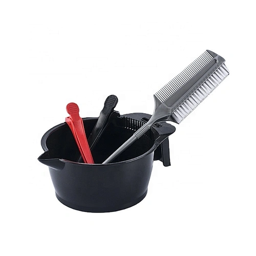 silicone hair color brush hair color dye bowl comb brushes tool kit hair color brush and comb for salon
