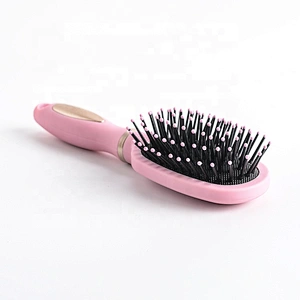 hot sale small plastic kids cosmetics brush set kids hairbrush kids detangling hair brush