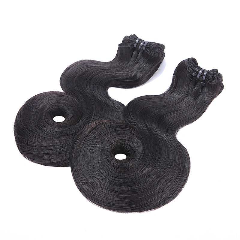 Super Double Drawn Funmi Hair Wholesale Unprocessed Baby Hook Style Virgin Human Hair Bundles