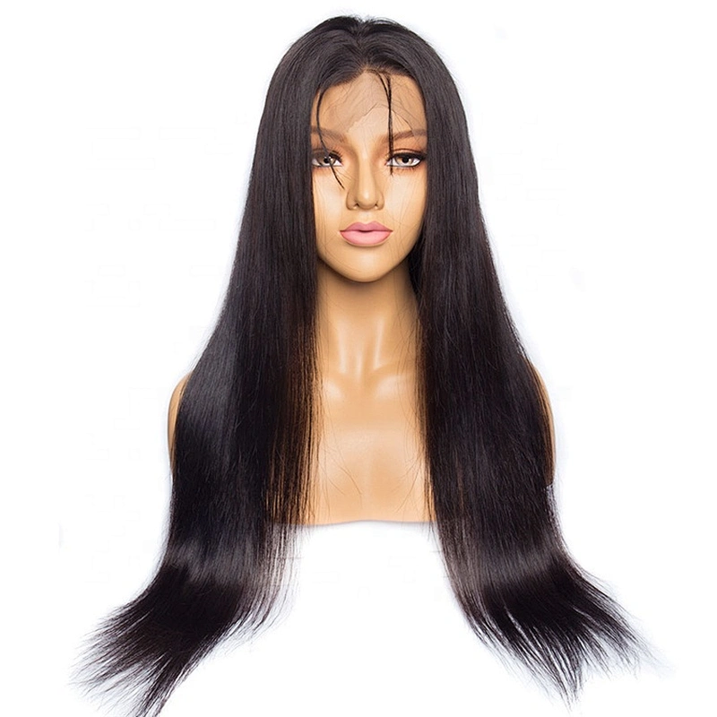 Hot Beauty Unprocessed 100% Natural Human Hair Full Lace Wig Pre-plucked Natural Hairline Virgin Hair Brazilian Human Hair Wig