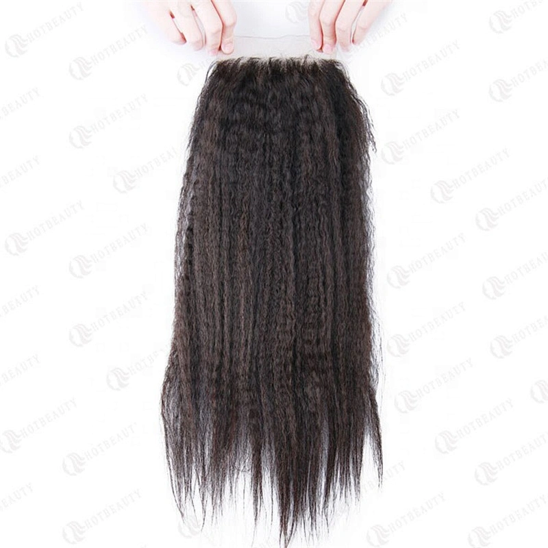 Hot Beauty Hair Wholesale 10a Peruvian Hair Kinky Straight Hair  For Women