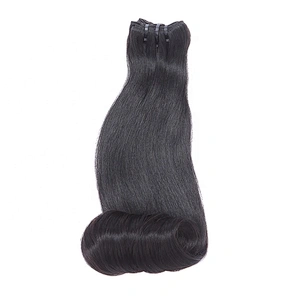 Hot Beauty Hair Wholesale Products China Funmi Hair Egg Curl Double Drawn Virgin Hair Bundles For Women