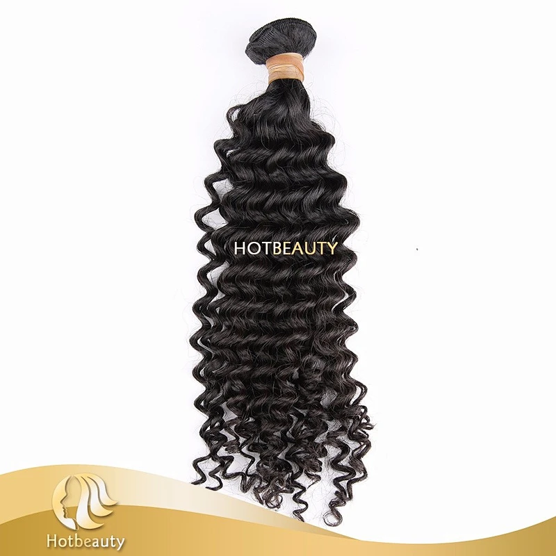 Brazilian Hair 10''-30'' are Available, Raw Brazilian Deep Wave Human Hair Extension for Black Women