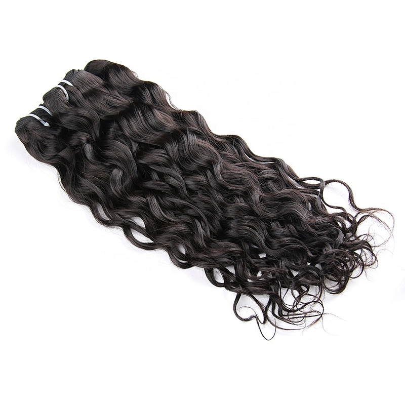 Hotbeauty Hair Wholesale Manufacture Cuticle Aligned Hair Water Wave Virgin Human Hair Extension