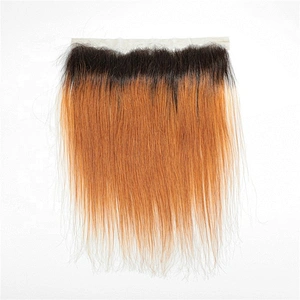 Wholesale Price Colored Tb/30 Virgin Hair 13x4 Pre Plucked Lace Frontal Human Hair