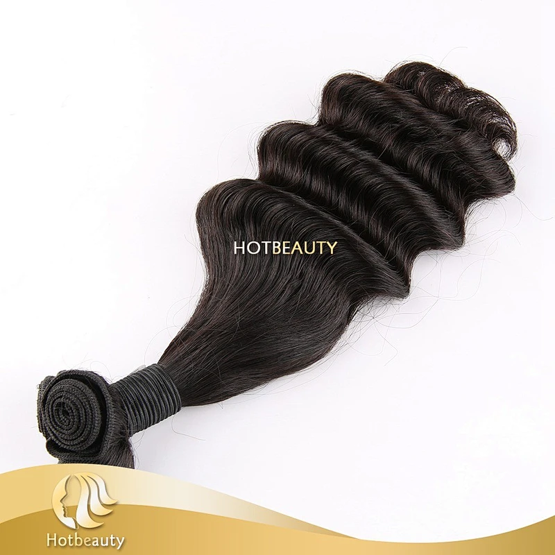 Brazilian Ocean Wave Narural Black Human Curly Hair