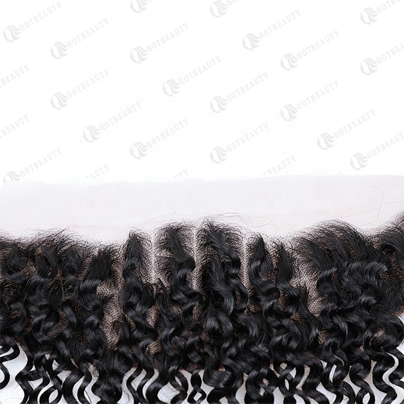 Wholesale 100% Virgin Remy Hair Cuticle Aligned Hair Raw Cambodian Hair Lace Frontal Natural Black Deep Wave For Women