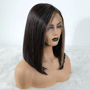 2019 Hot Selling Highlight Lace Frontal Bob Wig Virgin Human Hair