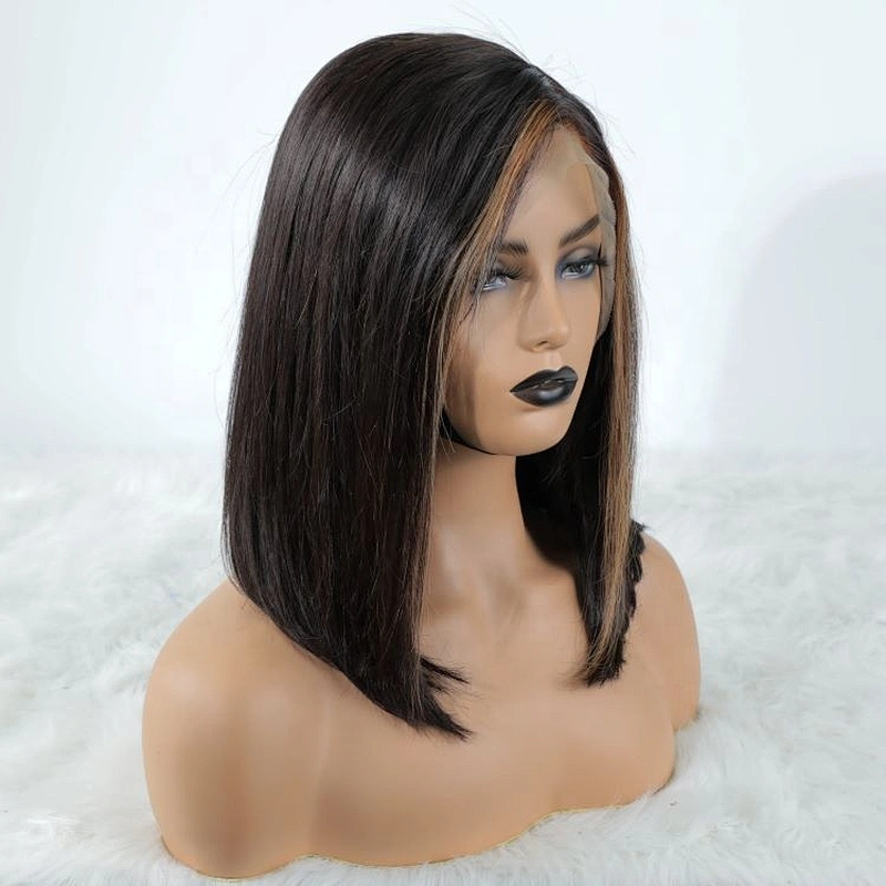 2019 Hot Selling Highlight Lace Frontal Bob Wig Virgin Human Hair