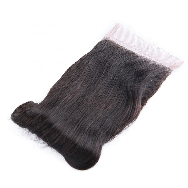 Ali Express Hair Double Drawn Funmi Bouncy Curl Closure 4x4 Top Closure Egg Curl,magic Curl, Pixie Curl