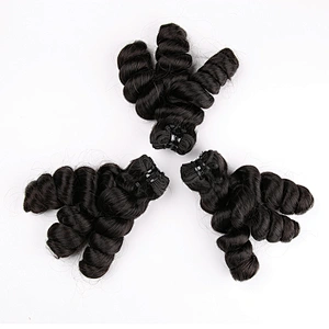 Hotbeauty 100% Virgin Human Hair 7A funmi Romance Curls