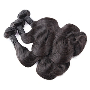 Funmi Hair Double Drawn Cuticle Aligned Virgin Wholesale Unprocessed  Human Hair Weave Bundles