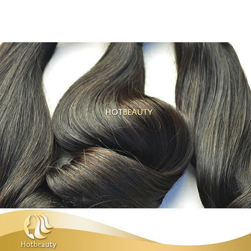 Unprocessed indian temple hair grade 8a double drwn full ends Magical curl natural remy extensions hair