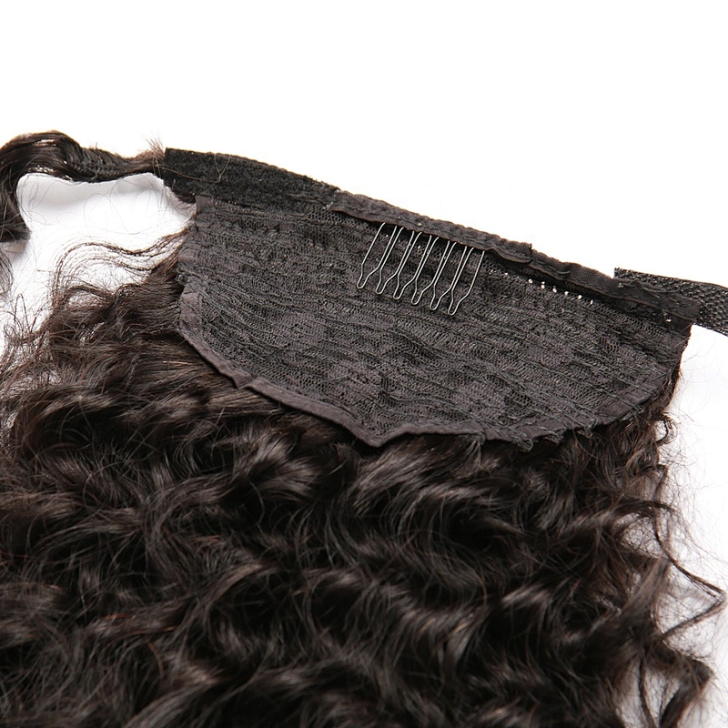 100grams Natual Ponytail Virgin Hair Deep Wave Brazilian Hair